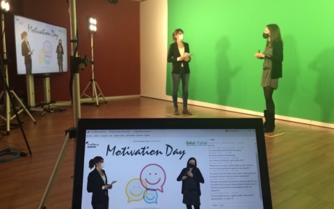 Un moment del Motivation Day que s'ha fet en línia. FOTO: CEDIDA.