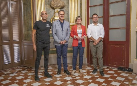 La presentació del projecte a la Diputació de Tarragona.