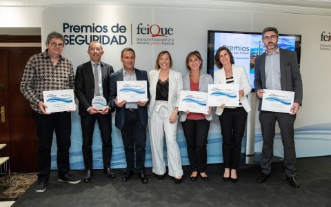 La foto de les empreses guardonades. FOTO: CEDIDA.