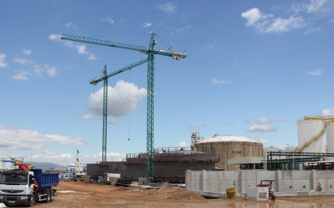 Les obres de Vopak Terquimsa al Port duraran 10 mesos. FOTO: CEDIDA.