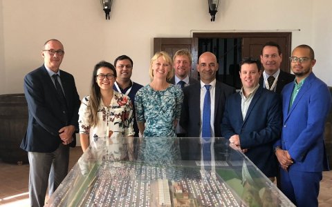 Bergé ha liderat aquest projecte i visita amb la finalitat de poder crear línies de treball conjuntes. FOTO: CEDIDA.