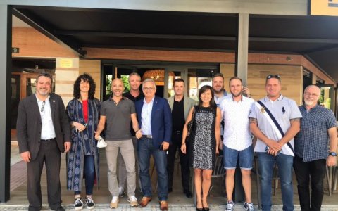 Els promotors del grup de BNI a Tarragona.