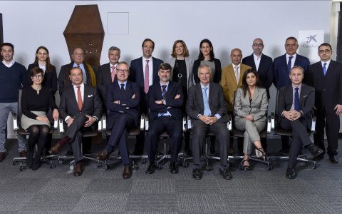 Els accionistes membres del Comitè Consultiu de Caixabank. FOTO: CEDIDA.