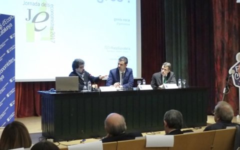Genís Roca, durant la seva conferència.
