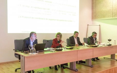 Un moment de l'Assemblea del CAT que s'ha celebrat a L'Ampolla. FOTO: CEDIDA.