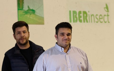 Bru i Martínez són els fundadors d'Iberinsect. FOTO: XAVI JURIO