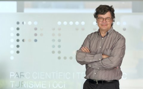 Salvador Anton, al Parc Científic i Tecnològic de Turisme i oci. FOTO: X.J