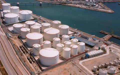 Les instal·lacions d'Euroenergo al Port de Tarragona. FOTO: CEDIDA.