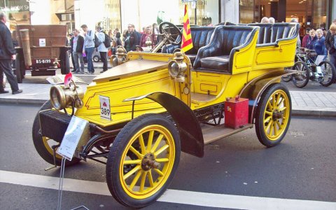 El Vauxhall de l'any 1904 es podrà veure a Reus durant la fira Epocauto. FOTO: CEDIDA.