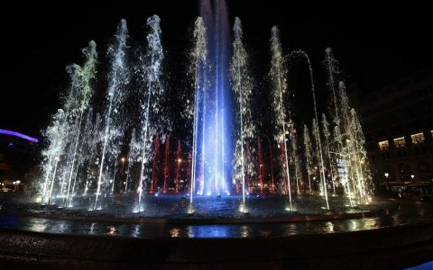 La Font Lluminosa de Salou, epicentre del municipi. FOTO: CEDIDA.
