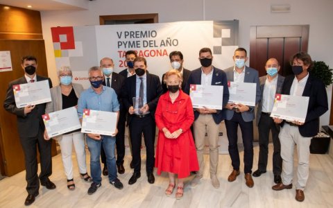 Foto dels premiats en una edició anterior.