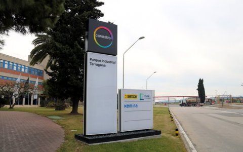 Una imatge de la planta de Covestro a Tarragona. FOTO: ACN.