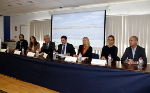 Un moment de la roda de premsa de presentació de resultats celebrada aquest matí.