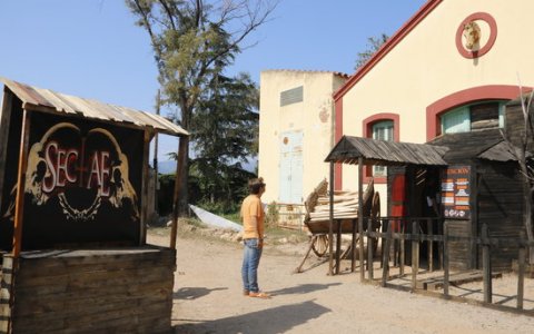 Una imatge del passatge del terror que es va instal·lar al Parc Samà el 2018. FOTO: ACN.