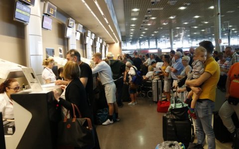 Una imatge d'arxiu de l'interior de la terminal de l'aeroport de Reus. FOTO: ACN.