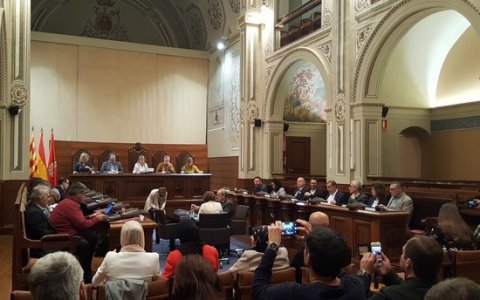El ple de la Diputació ha aprovat el pressupost més gran de la seva història. FOTO: ACN.