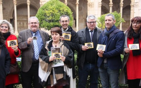 La presentació del nou carnet s'ha fet a Santes Creus. FOTO: ACN.