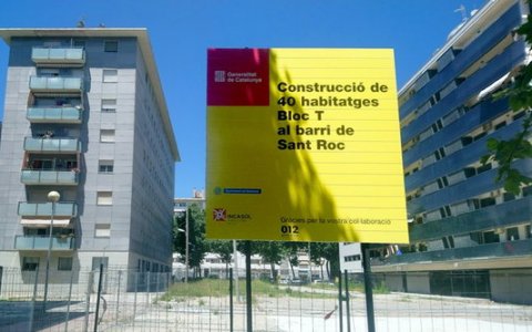 Una promoció d'habitatges. FOTO: ACN.