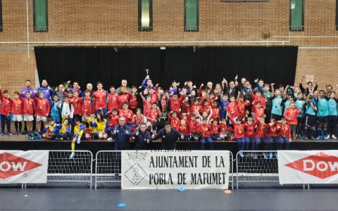 Una imatge del podi dels guanyadors. FOTO: CEDIDA.