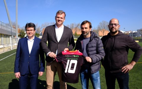 Una imatge de la presentació de l'acord. FOTO: CEDIDA.