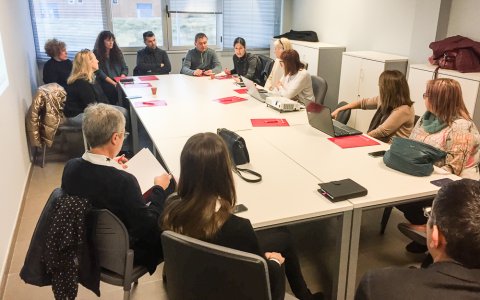 Un moment de la jornada que s'ha celebrat avui a Flix. FOTO: CEDIDA.