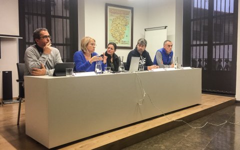 Un moment de la jornada de la Cambra de Reus a Falset. FOTO: CEDIDA.