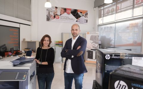 Marta i Víctor Guivernau, segona generació de l'empresa.