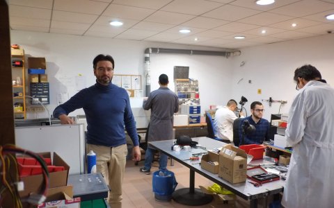 Javier Garcés va crear IGS el 1998 per desenvolupar aplicacions industrials. FOTO: X.J.
