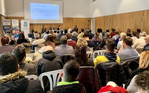 Un instant de la jornada a l'Hospitalet de l'Infant. FOTO: CEDIDA.