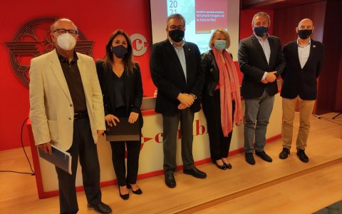 La presentació de l'informe de conjuntura s'ha fet a la Cambra de Comerç de Reus.