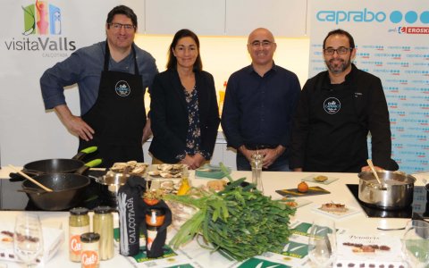 La jornada del Calçot es va presentar el 15 de novembre a l'Espai Chef Caprabo de Barcelona. FOTO: CEDIDA.