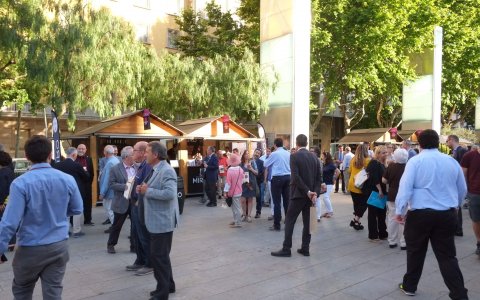 La Reus Viu el Vi s’ha celebrat durant tot el cap de setmana a la Plaça de la Llibertat.