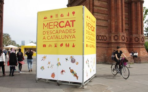 Una imatge del Mercat d'Escapades de l'any passat. FOTO: CEDIDA.
