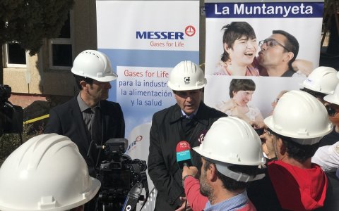 La col·laboració entre Messer i La Muntanyeta s'ha presentat aquest dimecres. FOTO: CEDIDA.