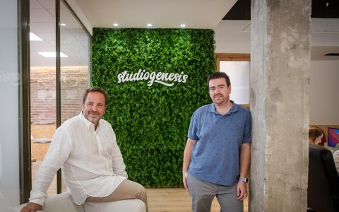 Daniel Olivares, CEO, i Jose Antonio Parra, Project Manager.
