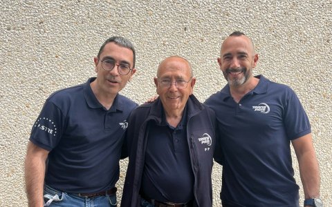 Juan Carlos Pardo Benito, Pascual Pardo Andújar y Francisco José Pardo Benito, las dos generaciones de Transpais.