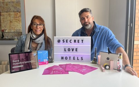 : Irene Marin i Paulo Vedoya, dos veïns de Calafell, i artífexs de que aquest projecte sigui una realitat.