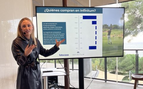 Maria Matos, directora d'Estudis i portaveu de Fotocasa, analitzant les nacionalitats d'Infinitum.
