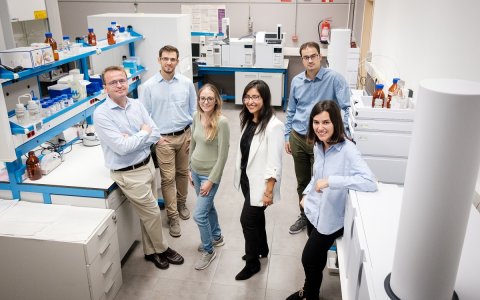 El equipo de Biōnte en sus instalaciones del Tecnoparc de Reus.