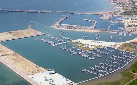 El port de la Ràpita té tancades dues escales de creuers per al 2020. FOTO: CEDIDA.