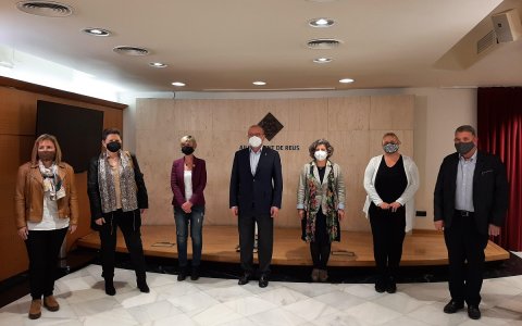 La presentació de les accions del pla aquest dimecres a l'Ajuntament de Reus.