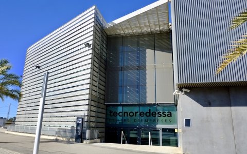 Una imatge de l'exterior de l'edifici de Redessa. FOTO: CEDIDA.