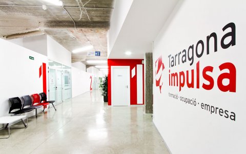 Les instal·lacions de Tarragona Impulsa, a la Tabacalera.