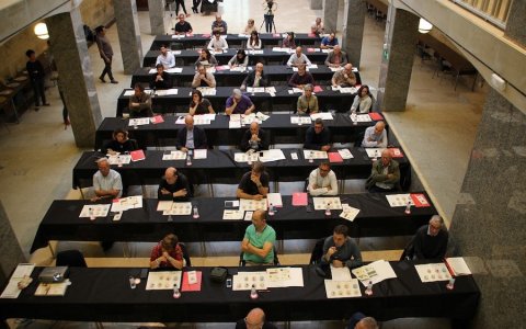 La prestigiosa catadora Irma Brizzi ha omplert l'espai Llotja en un tast singular d'avellana. FOTO: CEDIDA.