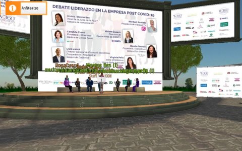 Una imatge virtual del congrés que es fa en 3D. FOTO: CEDIDA.