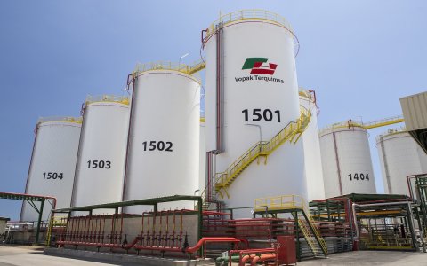 Las instalaciones de Vopak Terquimsa en Tarragona. FOTO: CEDIDA.