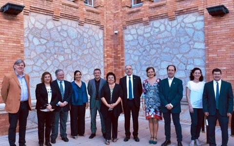 El nou equip directiu de la Universitat Rovira i Virgili. FOTO: CEDIDA.