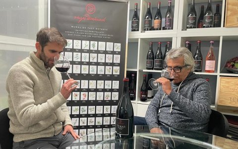 Joan Ignasi Domènech (dreta) amb el seu fill Edgar.
