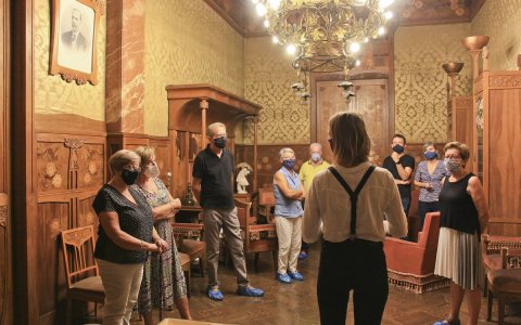 Una visita aquest any a la Casa Navàs. FOTO: CEDIDA.