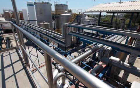 Una imatge de la planta de la Zona Franca que produirà l'hidrogel. FOTO: CEDIDA.